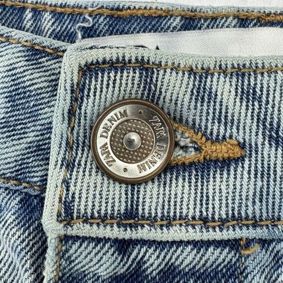 Zara Woman Denim Button Skirt Women’s Size Large Blue Medium Wash Pockets‎ - Picture 5 of 8